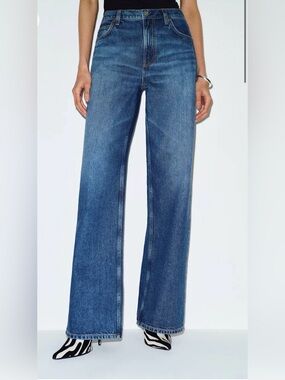 Reformation Reisa Adjustable Waist Baggy Jeans